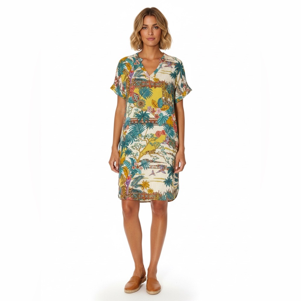La Fée Maraboutée Jungle Shirt Dress